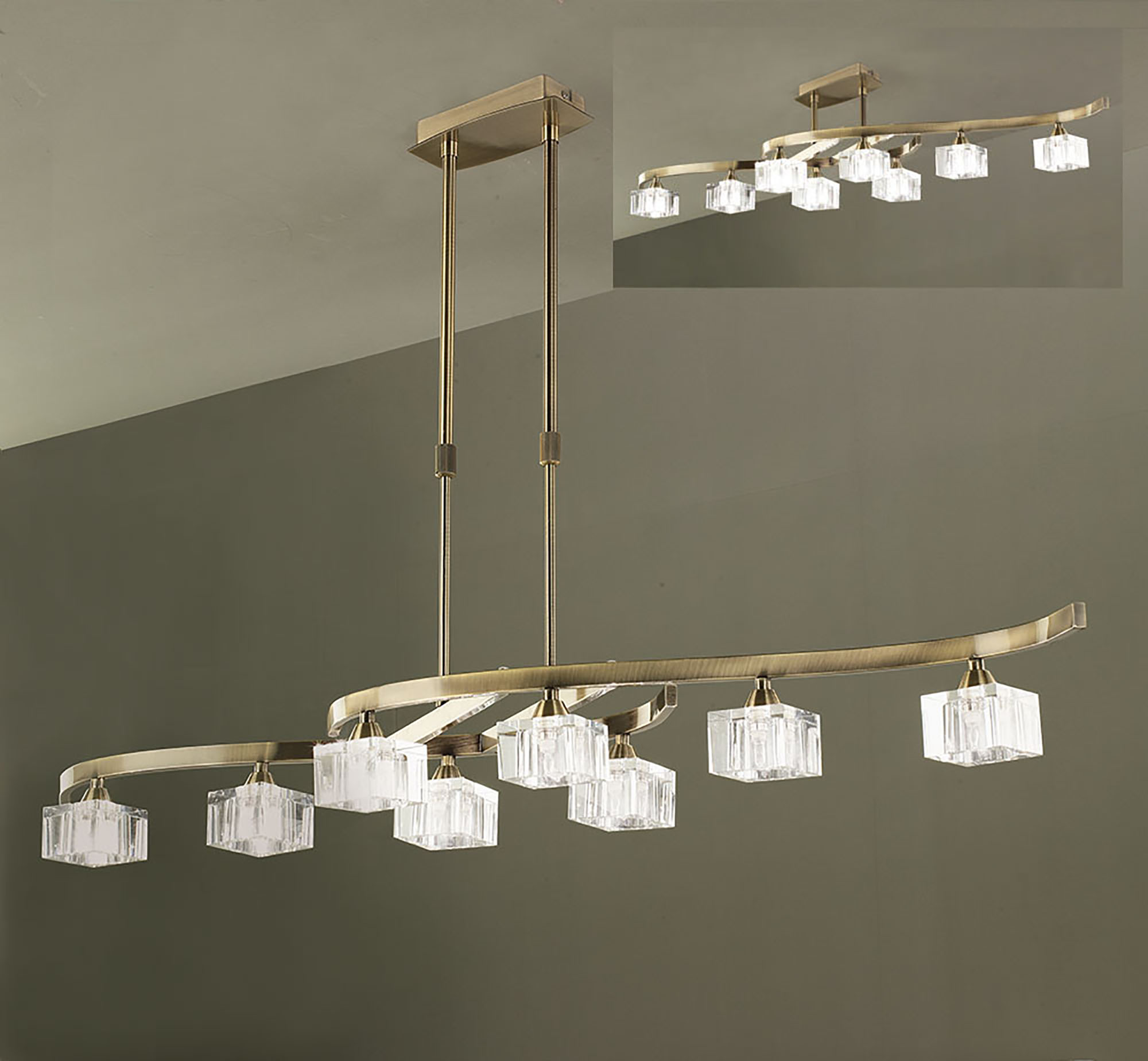 Cuadrax AB Ceiling Lights Mantra Contemporary Ceiling Lights Cuadrax AB Ceiling Lights Mantra Contemporary Ceiling Lights